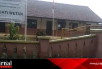 SD 3 Jati Wetan berada di Dukuh Gendok Desa Jati Wetan kecamatan Jati, salah satu SD yang terendam banjir (Foto : Aik)  