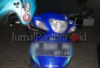 Motor milik pelaku yang dipakai melakukan penjambretan (Foto:Istimewa)