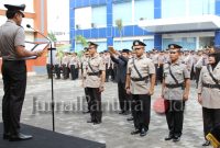 Lima jabatan di lingkungan Polres Kudus di serah terima kan, Kamis 21/11/2019 (Foto:Aik)