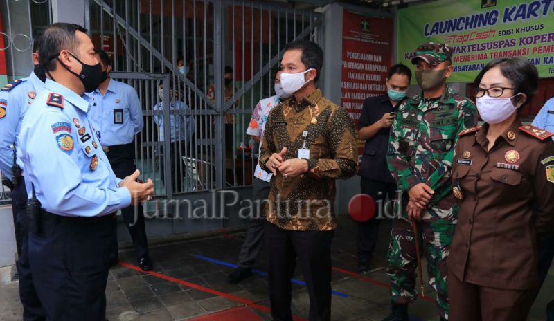 Rombongan Forkopimda Kudus kunjungi Rutan Kelas II B Kudus (Foto:J02)