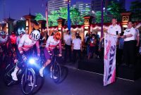Kapolri Jenderal Polisi Listyo Sigit Prabowo melepas peserta gowes (Foto:Istimewa) 