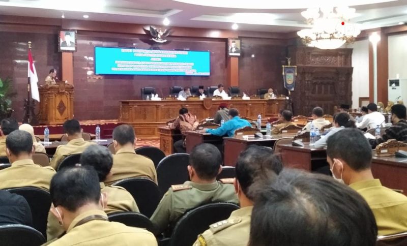 Rapat Paripurna DPRD Kabupaten Kudus (Foto:J02) 