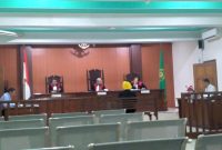 Sidang gugatan kasus PAW Nurhudi di PN Kudus datangkan saksi ahli. (Foto:J05)