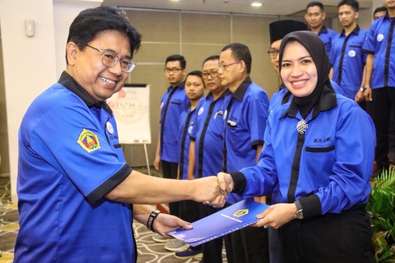 Pelantikan IKA UMK di Ruang Grand Muria @HOM Hotel Kudus, Sabtu (21/1/2023). (Foto:Istimewa)