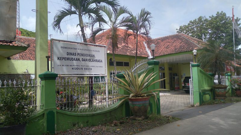 Dinas Pendidikan, Kepemudaan dan Olahraga (Disdikpora) Kabupaten Kudus. (Foto:J05)