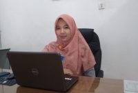 Kepala Kantor Pos Cabang Kudus, Nola Wahyuni. (Foto:J05)