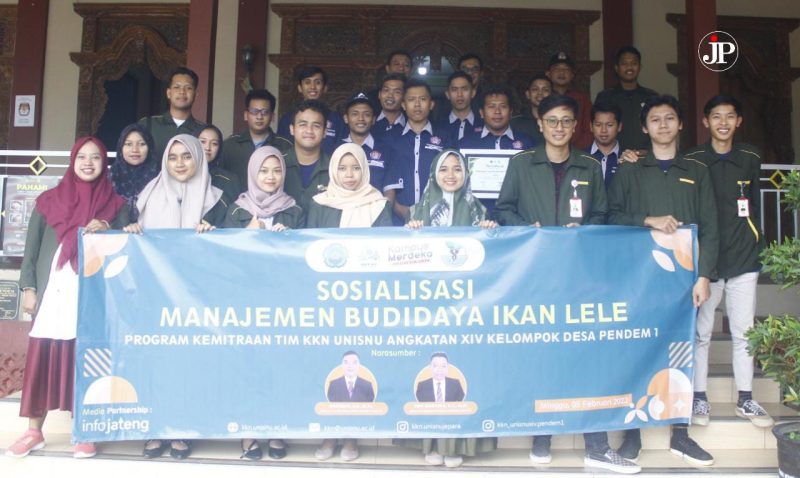 Tim Kuliah Kerja Nyata (KKN) Universitas Islam Nahdlatul Ulama (UNISNU) Jepara angkatan XIV kelompok Desa Pendem. (Foto:Istimewa)