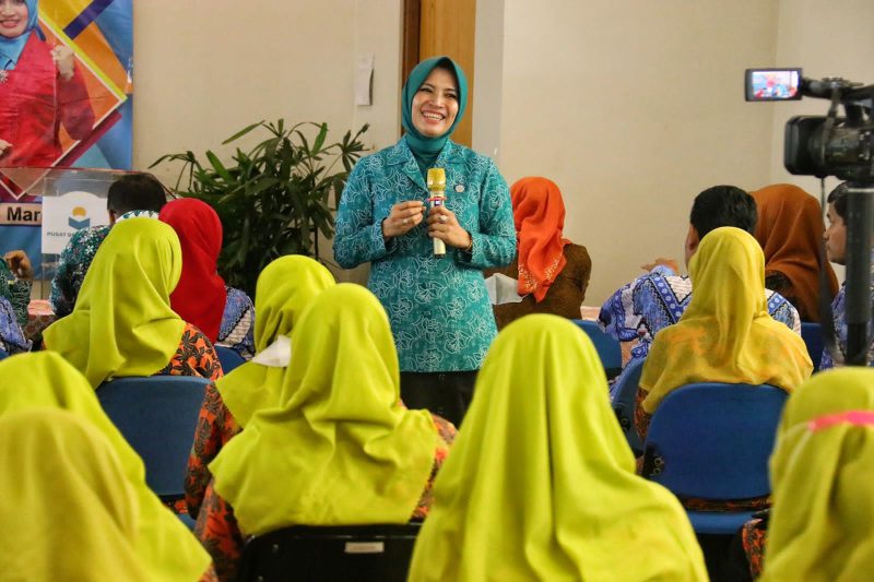 Motivasi dan pembinaan kepada Pusat Kegiatan Gugus (PKG) PAUD Kudus di Pusat Belajar Guru (PBG). (Foto:Istimewa)