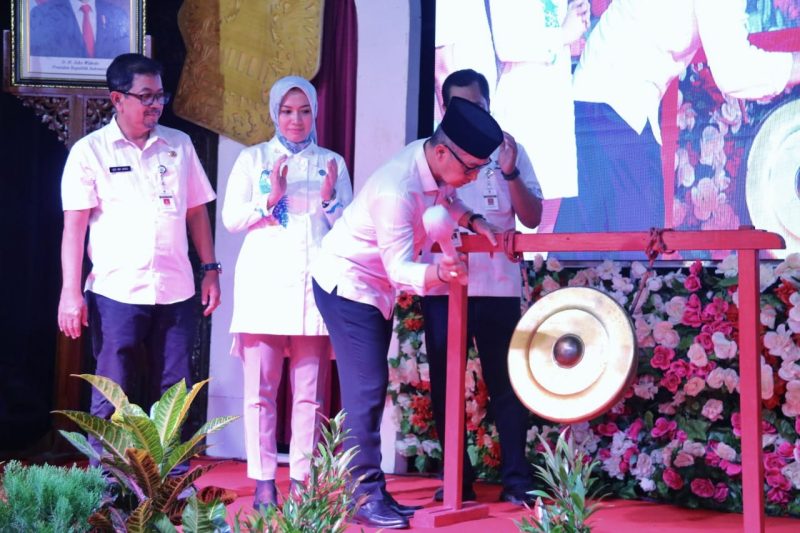 Bupati Kudus saat mengunjungi Desa Jepang dalam rangka penilaian lomba desa dan kelurahan tahun 2023. (Foto:Istimewa)