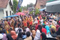Festival Kirab Budaya Bulusan di Kabupaten Kudus. (Foto:J05)