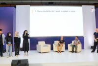 Mahasiswa UMK mengikuti workshop dari EF tentang Communicative Language Teaching (Foto:Istimewa) 