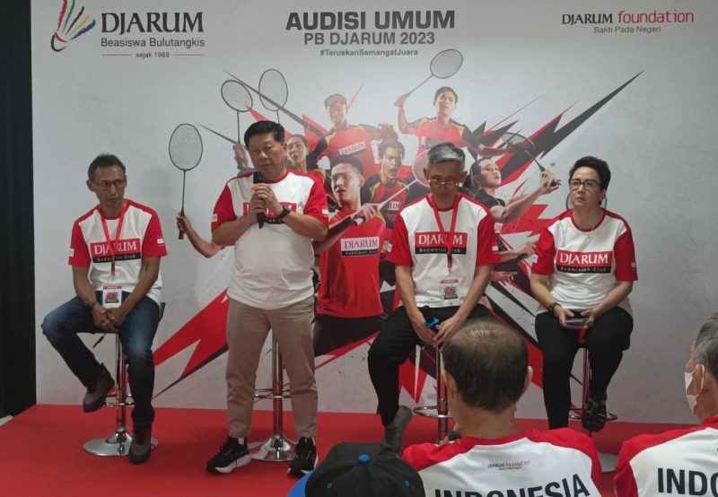 Konferensi Pers audisi PB Djarum 2023. (Foto:J02)