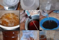 Beberapa foto proses pembuatan Minyak jelantah menjadi Biodiesel (Foto:istimewa) 