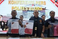 Kasat Reskrim AKP Selamat saat konfrensi Pers (Foto:istimewa) 