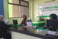 Loket Pelayanan Informasi BPJS Kesehatan dan Portal Guick Response (POROS) di Rumah Sakit Umum Daerah (RSUD) dr. Loekmono Hadi Kudus. (Foto:J05)