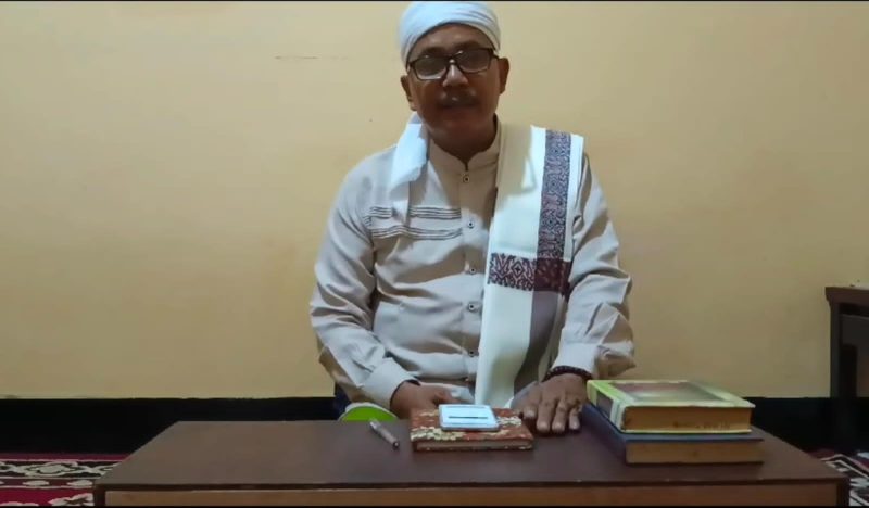 Ketua Komisi Fatwa dan Kajian Hukum Islam MUI Kabupaten Demak, KH Ahmad Toyib di Ponpes Langgarwali, Jogoloyo, Demak (Foto:JP) 