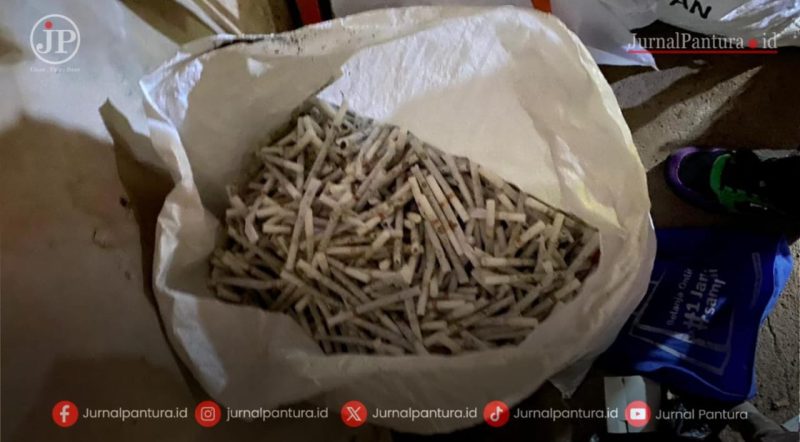 Rokok ilegal yang berhasil diamankan oleh Bea Cukai Kudus di Kabupaten Jepara. (Foto:J02)
