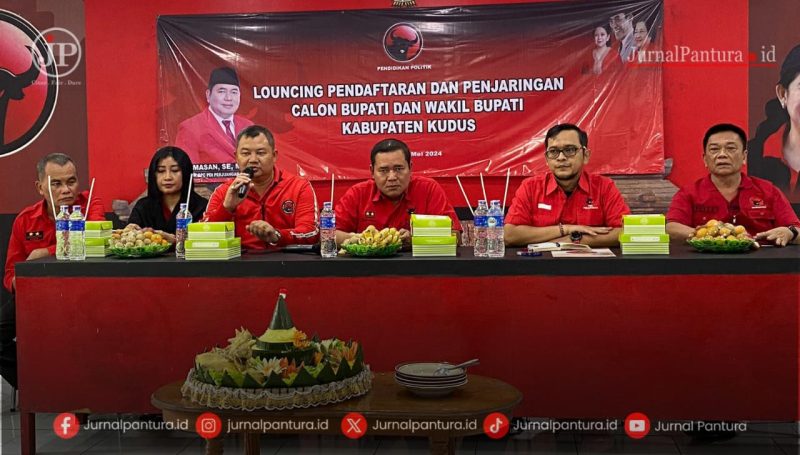 PDIP Kudus resmi membuka penjaringan calon Bupati dan Wakil Bupati Kudus periode 2024 (foto:JP)