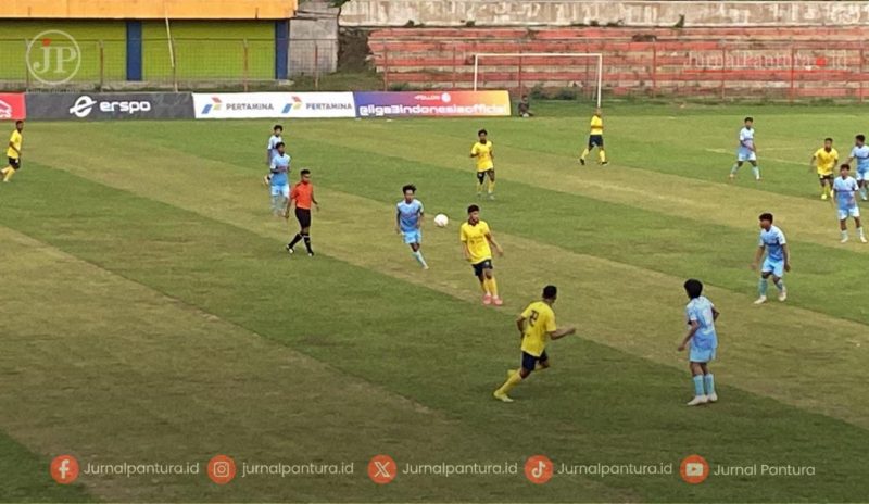 Persipal Palu saat melawan PS Polmas di Stadion Wergu Wetan Kudus (Foto:JP) 