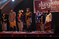 Puncak acara Slungkep Fest dengan Panggung Kabudayan Kenduri Kamardikan (Foto:JP) 