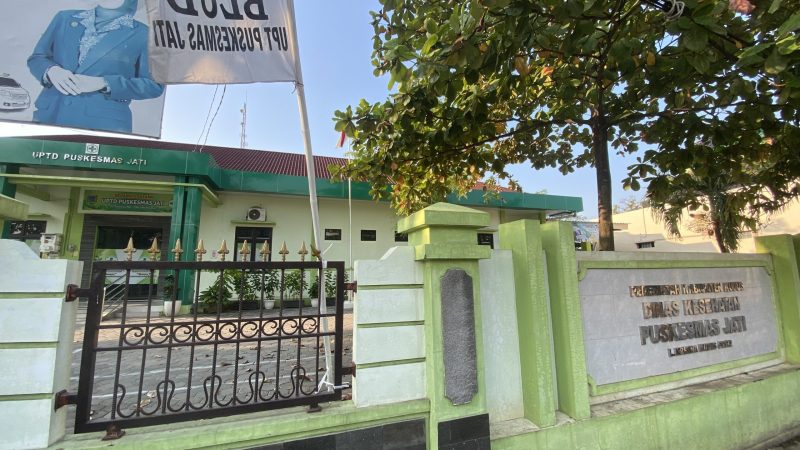 UPTD Puskesmas Jati, Kabupaten Kudus. (Foto:J05)