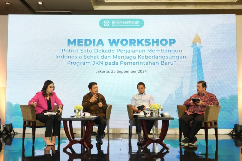 Media Workshop bersama BPJS Kesehatan bertajuk “Potret Satu Dekade Perjalanan Membangun Indonesia Sehat dan Menjaga Keberlangsungan Program JKN pada Pemerintahan Baru.” (Foto: Istimewa)