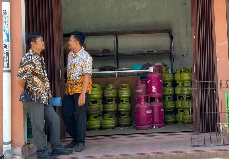 Pangkalan elpiji di Kabupaten Kudus. (Foto: J05)
