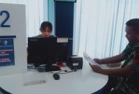 Anggota Kodim 0722/Kudus dilayanan pembuatan SIM (Foto:JP)