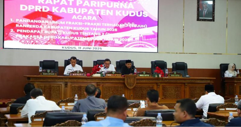 Rapat paripurna DPRD Kabupaten Kudus (Foto:DPRD Kudus)