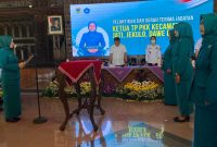 Pelantikan Ketua TP PKK Kecamatan baru di Kabupaten Kudus. (Foto: J05)