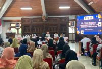 Pelatihan Integrasi Lingkungan Hidup dalam Kurikulum Pendidikan yang digelar pada Rabu, 25 Juni 2025 di Ruang Rapat Lantai 4 Gedung A Setda Kudus. (Foto: J05)