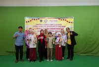 Siswa SDIT Al Islam Kudus, Nabiha Sheehan Mahendra yang menjadi Juara 1 Cabang Lomba Mendongeng di FLS3N Kabupaten Kudus Tahun 2025. (Foto: JP)