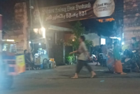 Suasana  Perempatan Menara. (Foto: JP)