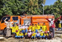 MPLS Ramah di SD 5 Karangbener bersama BPBD Kudus. (Foto: JP)