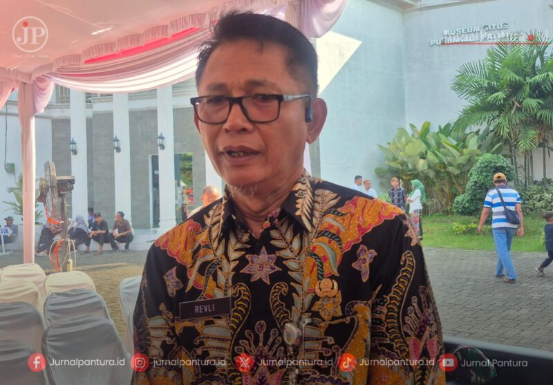 Sekretaris Daerah (Sekda) Kabupaten Kudus, Revlisianto Subekti, saat di Museum Patiayam Kudus (Foto:Jp)