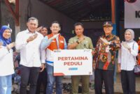 Pertamina Peduli serahkan bantuan ke korban kebakaran (Foto:Istimewa)