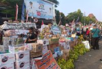 Suasana di Alun-alun Pati menjelang aksi 13 Agustus