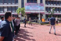 Polres Jepara melakukan pelatihan olah TKP bagi anggotanya. (Foto: Ist)