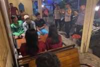Patroli anggota kepolisian di Pati (Foto:ist)