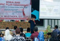 Musthofa anggota MPR RI di Sosialisasi Empat Pilar (Foto:Istimewa)