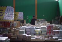 Bazar Buku di Gedung Serba Guna Balai Jagong Kudus. (Foto: JP) 