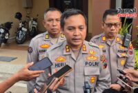 Kapolres Kudus, AKBP Heru Dwi Purnomo (tengah). (Foto: JP)
