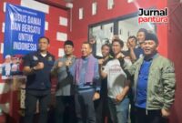 Bupati Kudus Sam’ani Intakoris disalah satu Siskamling (Foto:JP)