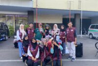 Bordir khas Desa Padurenan, Kecamatan Gebog, Kabupaten Kudus, di Car Free Day (CFD), Minggu (12/10/2025). (Foto: Istimewa) 
