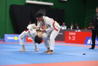 Pertandingan Ju-jitsu di PON Bela Diri Kudus 2025. (Foto: Istimewa) 