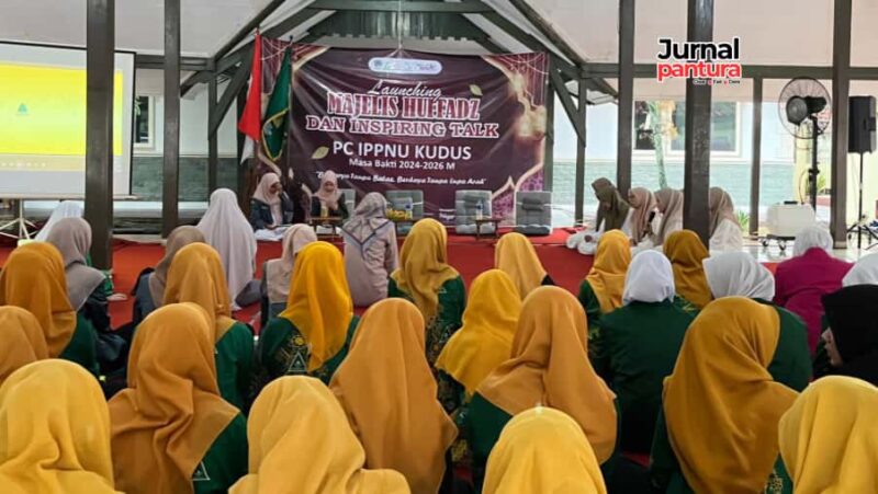 Peluncuran Majelis Huffadz IPPNU Kudus (MAHIKU) sekaligus Inpirising Talk yang diselenggarakan PC IPPNU Kudus berlansung di Rumah Dinas Wakil Bupati Kudus pada Selasa, 21 Oktober 2025. (Foto: Istimewa)