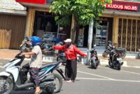Parkir umum di Jalan Sunan Kudus. (Foto: JP)