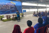 Gathering Komunitas Peduli Stroke di RS Mardi Rahayu dalam rangka Hari Stroke Sedunia. (Foto: J05)