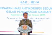 Bupati Kudus Sam’ani Intakoris di Hakordia 2025 (Foto:JP)