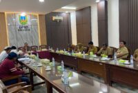 Audiensi pedagang sayur malam Pasar Bitingan dengan ketua DPRD Kudus, soal rencana relokasi ke Pasar Saerah. (Foto: J05) 